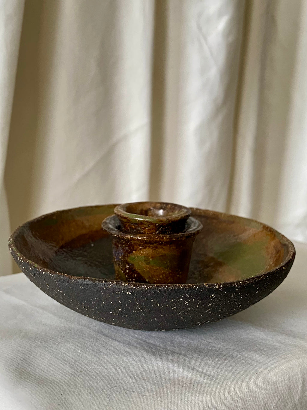 Ritual Candle Bowl - Onyx