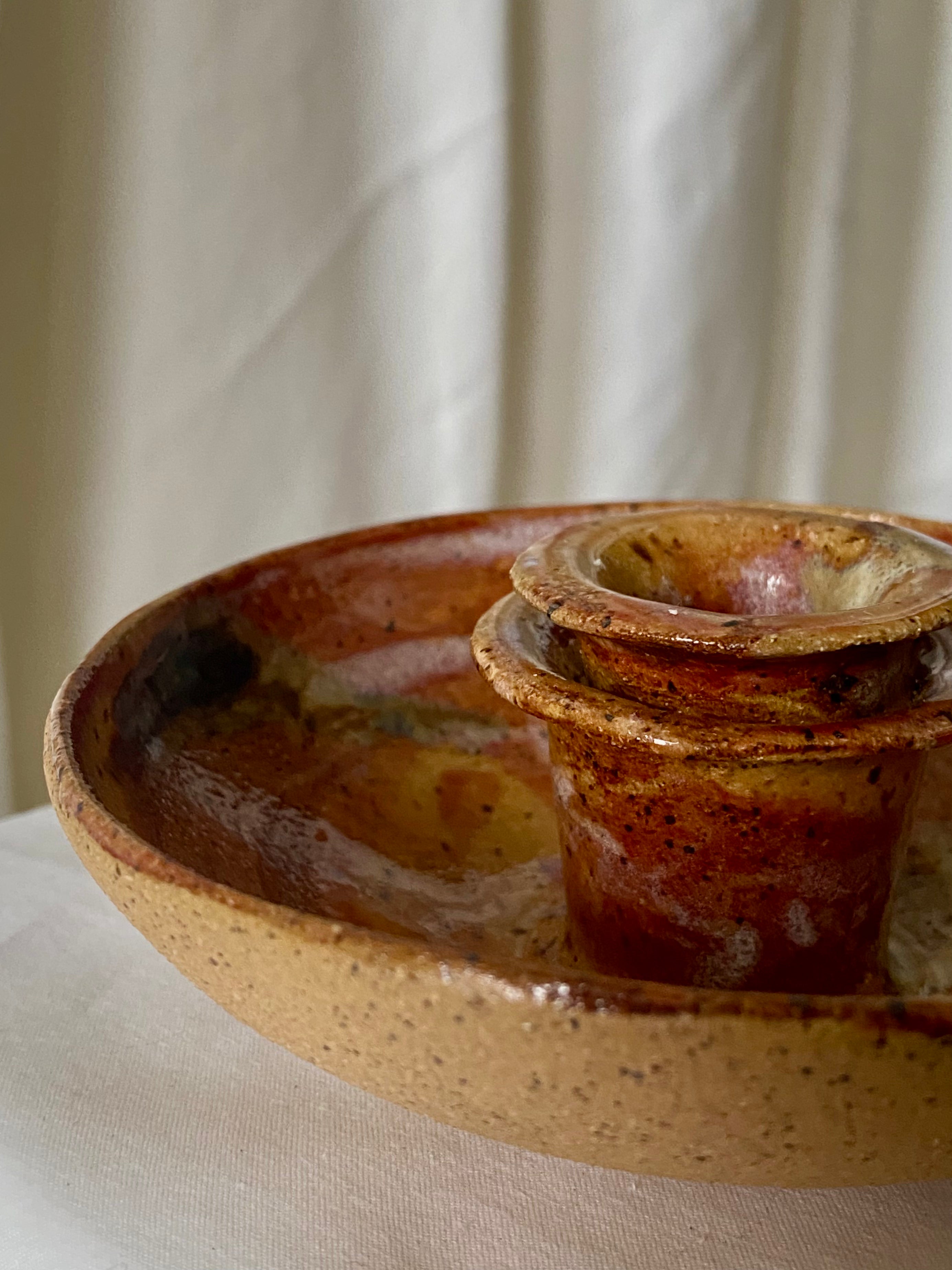 Ritual Candle Bowl - Sand