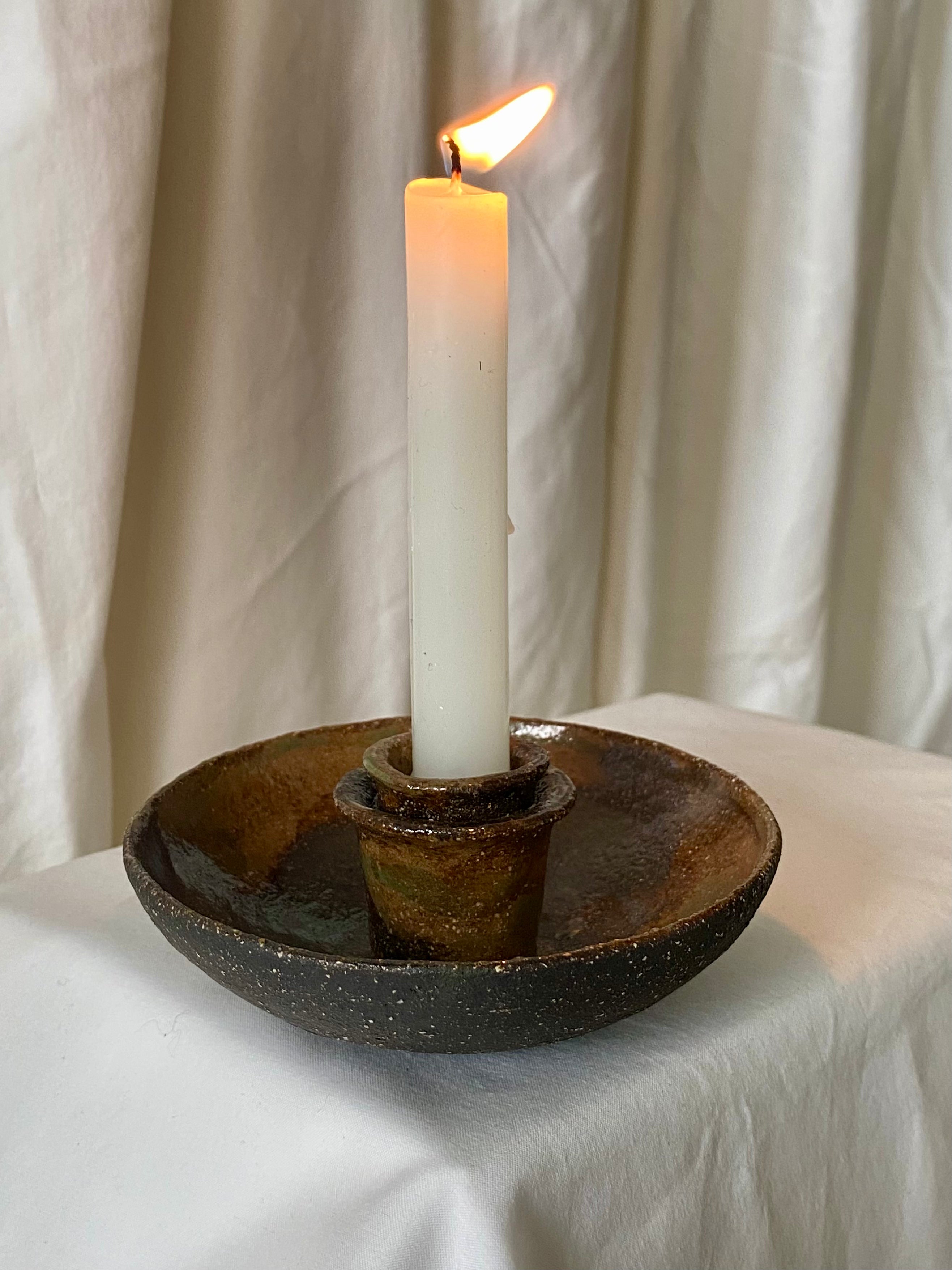 Ritual Candle Bowl - Onyx